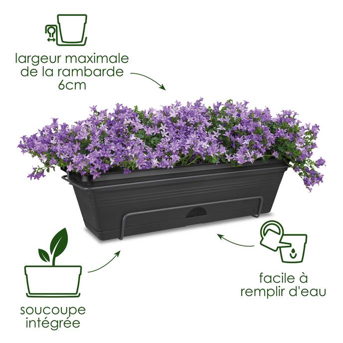 green basics balcon mini allin1 30cm terre cuite doux